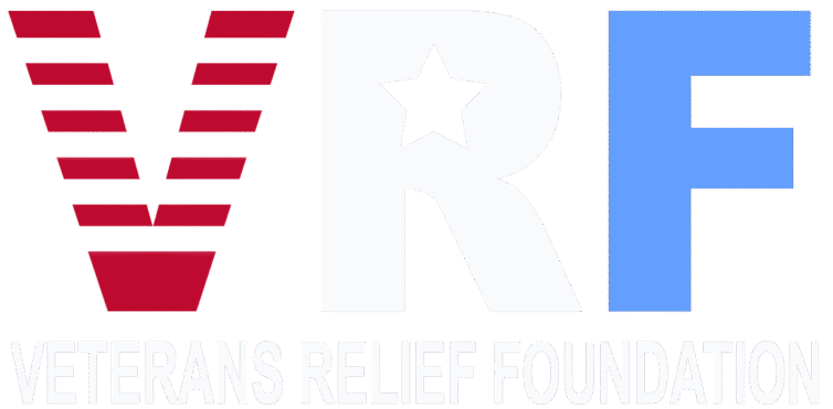 Veterans Relief Foundation (VRF) Logo White