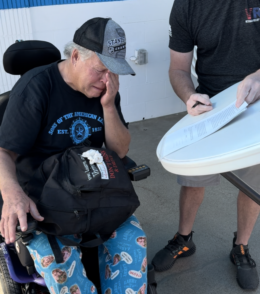 VRF Veteran Receiving Help
