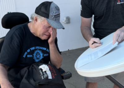 VRF Veteran Receiving Help